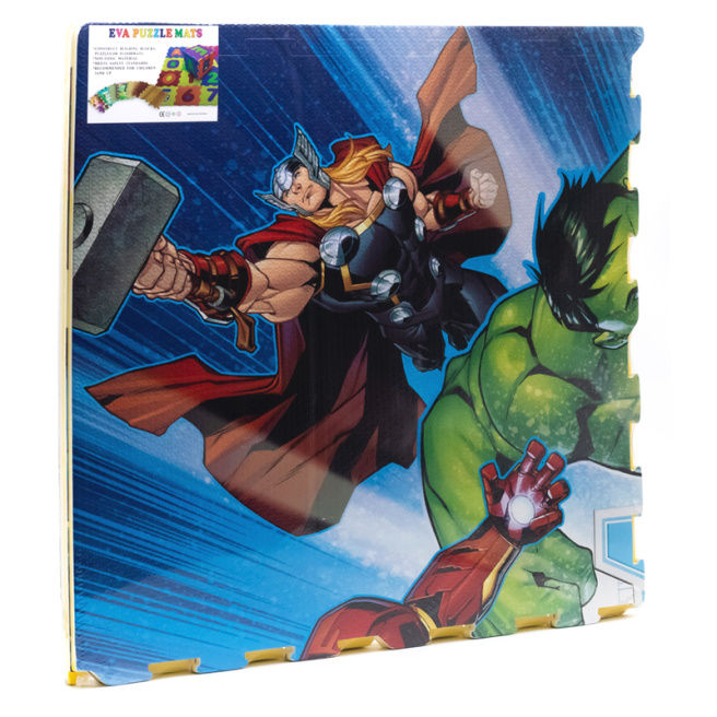 Saltea puzzle cu desene animate (4 buc.) 61x61 cm 15465 (6746)