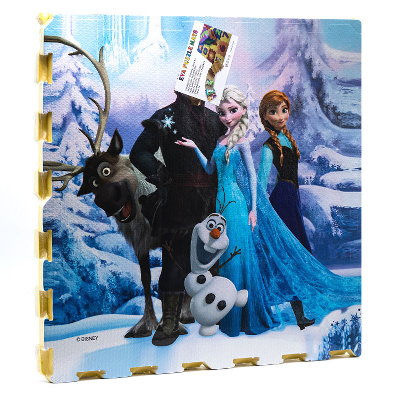 Saltea puzzle cu desene animate (4 buc.) 61x61 cm 15465 (6746)