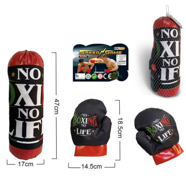 Set de box pt copii (sac + manusi) l=41 cm, d=15 cm 991-18 (3911)