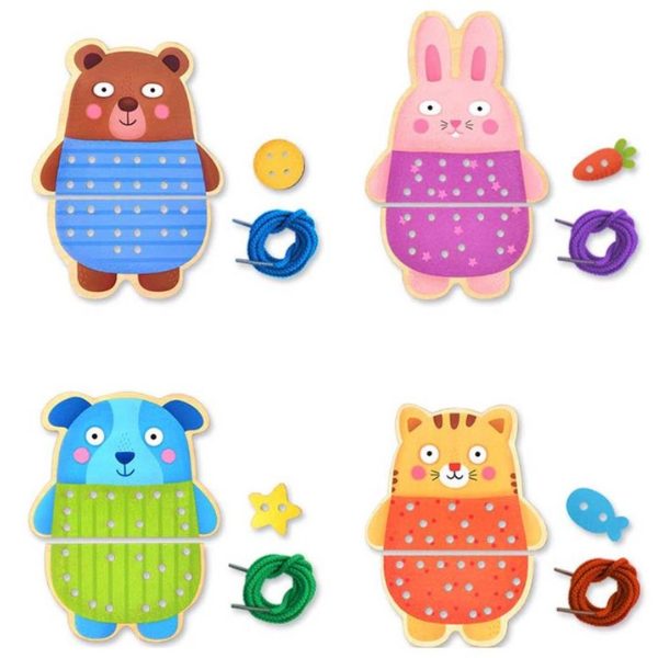 Set de insiruit "Animalute vesele" (4 buc.) 3021 (10584)