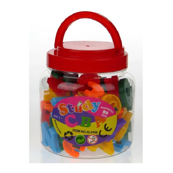 Set de litere si cifre magnetice (80 buc.) 0106 (7661)