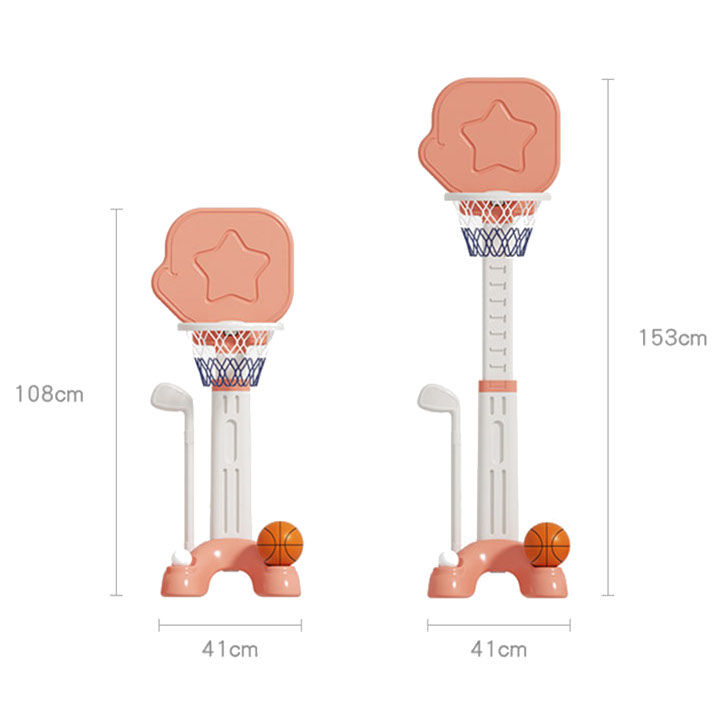 Stand baschet pt copii 3-in-1 (108-153 cm) inSPORTline Targero 23521 (8433)