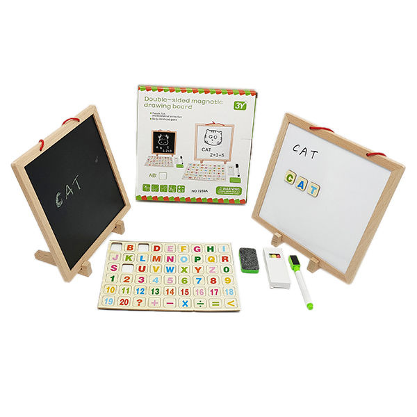 Tabla din lemn cu accesorii 2-in-1 (20x20 cm) 53100 (10231)