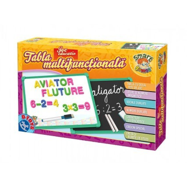 Tabla multifunctionala educativa "Numere si Alfabet" (RO) 41224 (9813)