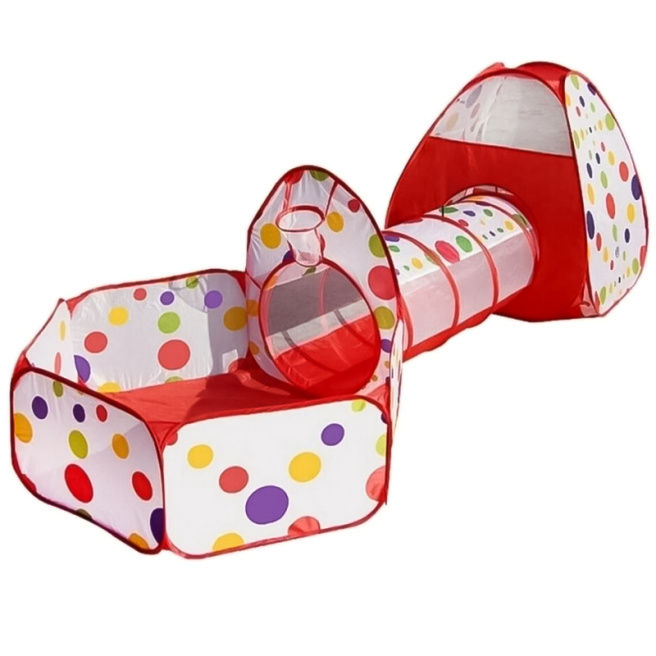 Tunel pt copii "Baloane" 258x90x95 cm 170059 / 183028 (7697)