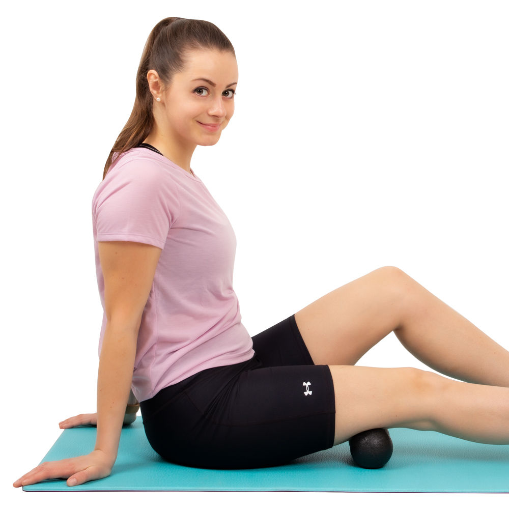 Bloc yoga / fitness / pilates + minge masaj dublu inSPORTline 21697 (6426)
