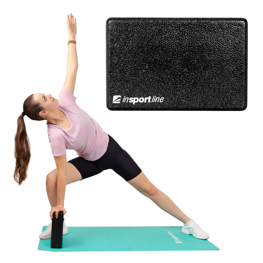 Bloc yoga / fitness / pilates + minge masaj dublu inSPORTline 21697 (6426)