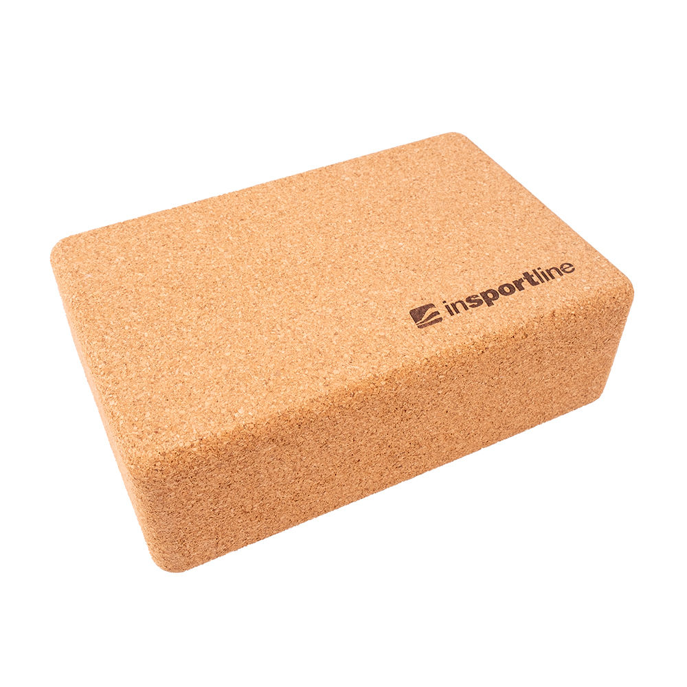 Bloc yoga / pilates din pluta 22.5x15x7.5 cm, 725 gr inSPORTline Vayakub 26073 (10816)