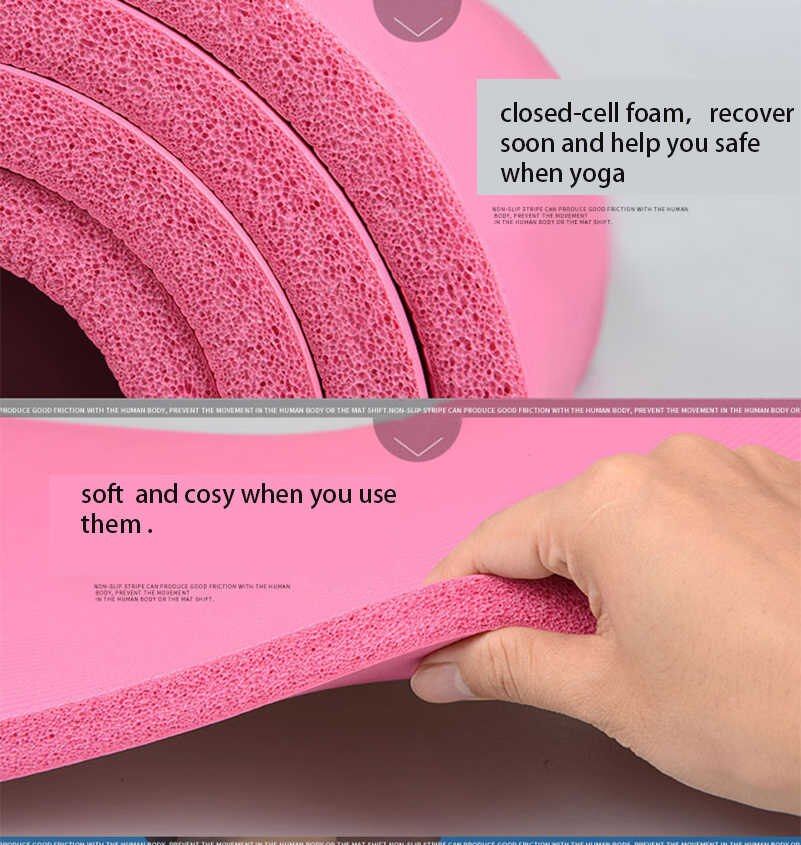 Saltea yoga 183х61х1 cm NBR (synthetic rubber) S124-14 (1132)