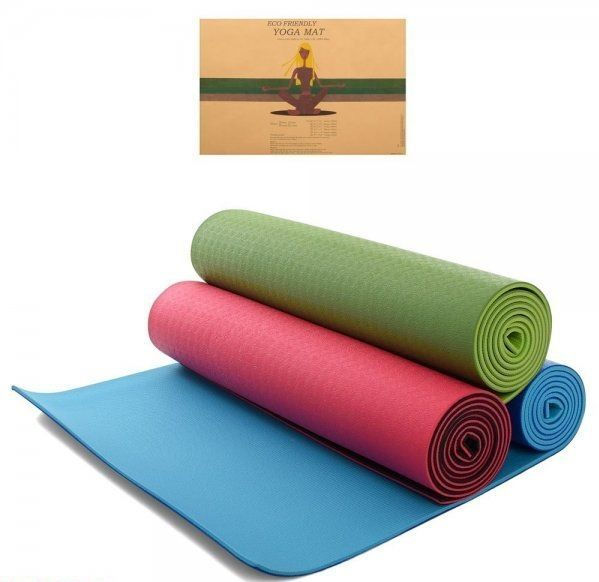 Saltea yoga dual 182х65х0.6 cm TPE YG-018-06 / 58615 (2285)