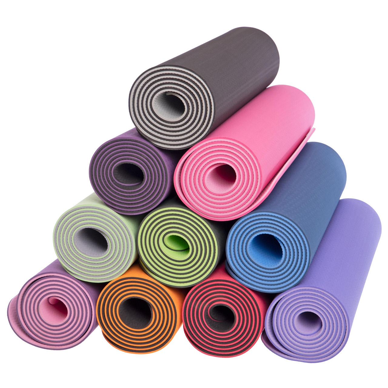 Saltea yoga dual 182х65х0.6 cm TPE YG-018-06 / 58615 (2285)