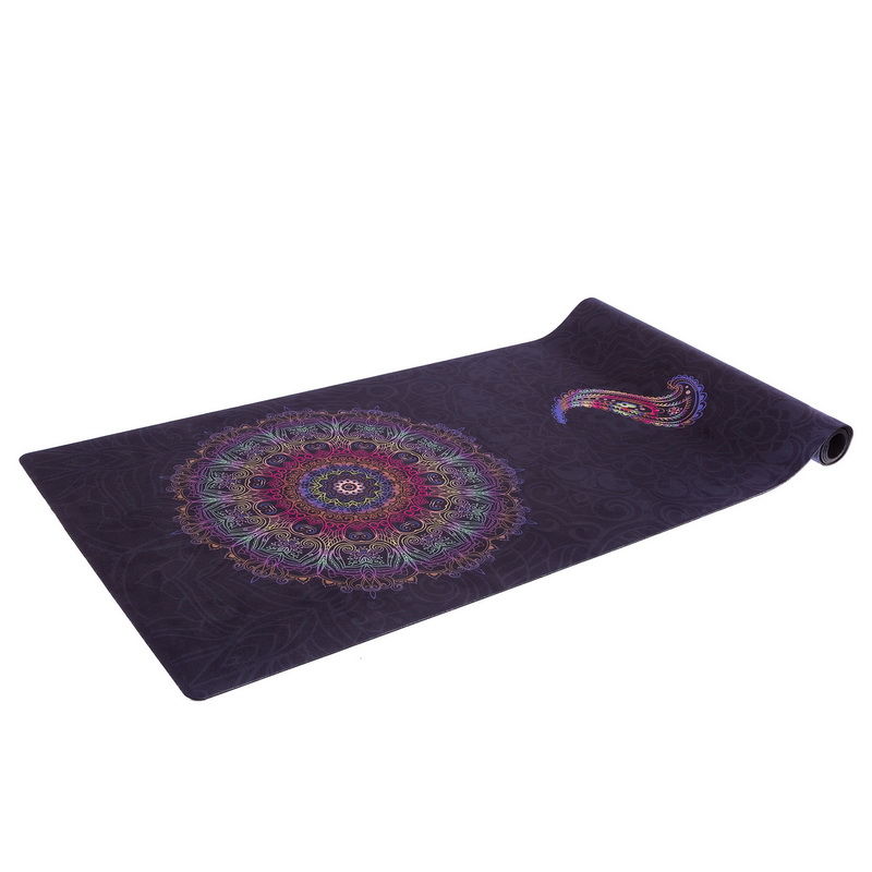 Saltea yoga (piele intoarsa + cauciuc) 183x61x0.3 cm FI-5662 (5731)