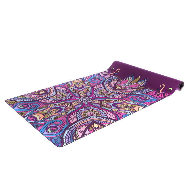 Saltea yoga (piele intoarsa + cauciuc) 183x61x0.3 cm FI-5662 (5731)