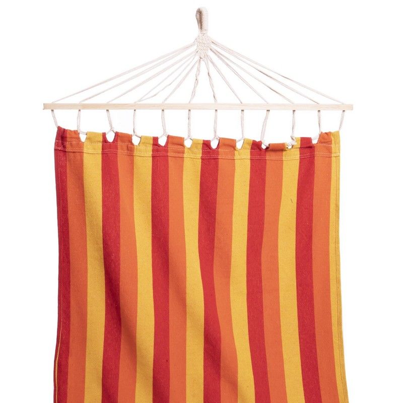 Hamac cu bare transversale 2x1 m, bumbac/lemn TO-615 (5116)