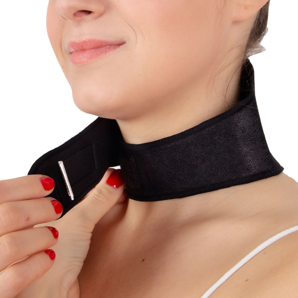 Bandaj fixare pt gat cu autoincalzire inSPORTline Leneck 23296 (6149)
