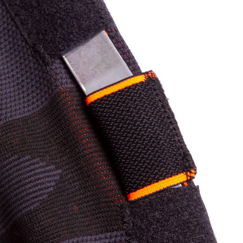 Bandaj fixare pt genunchi cu curea elastica si plastina pt fixare L-XL Exceede 875CA (5573)