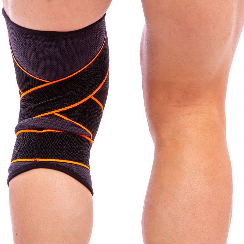 Bandaj fixare pt genunchi cu curea elastica si plastina pt fixare M Exceede 719 (3939)