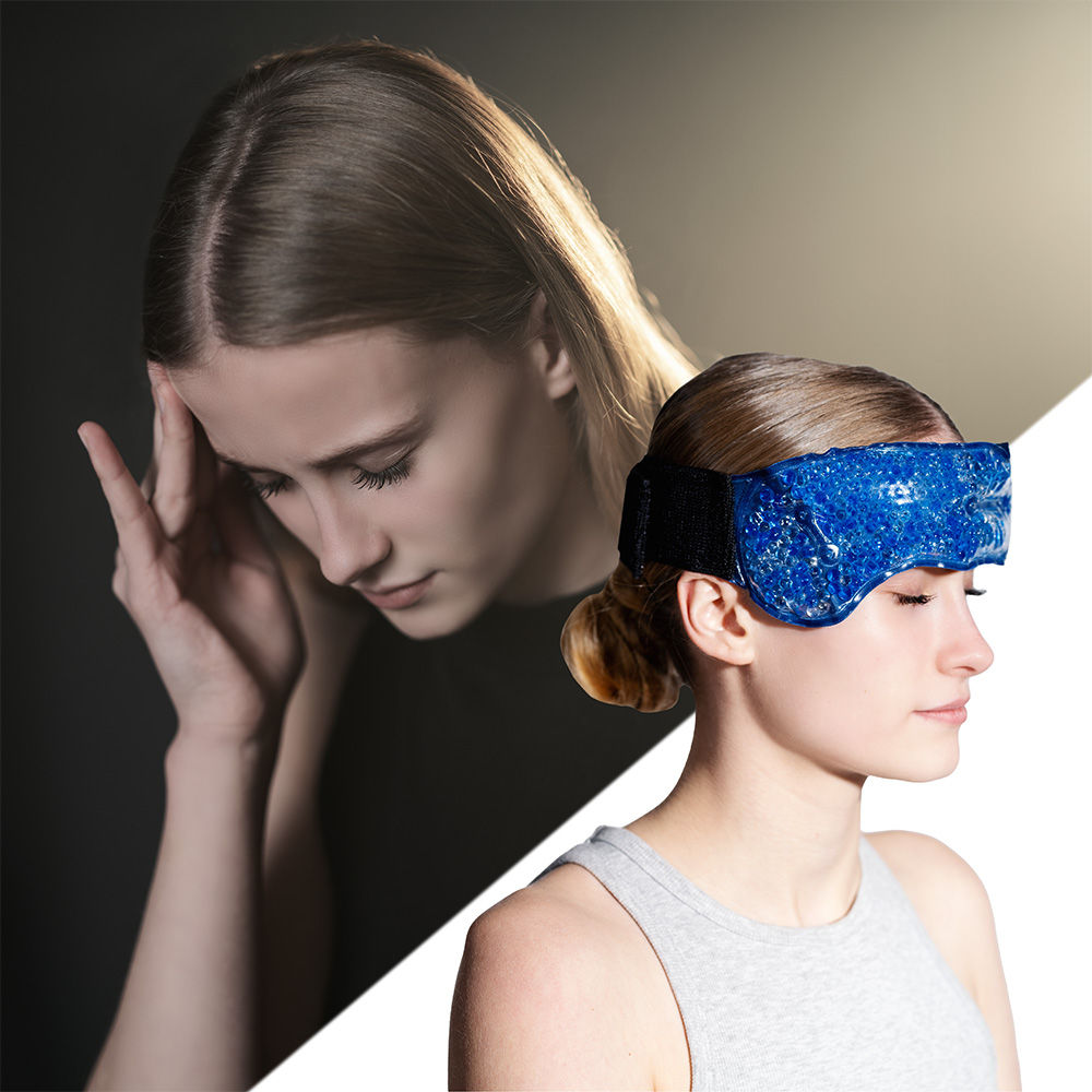 Bandaj pt cap cu gel incalzire / racire inSPORTline Vivofrunto 25703 (10674)