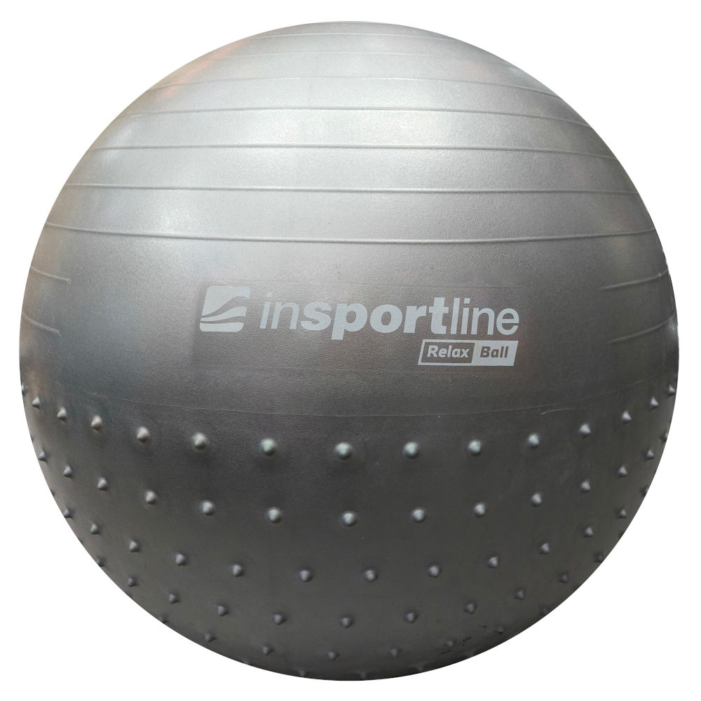Minge gimnastica cu bile de masaj si pompa d=75 cm  inSPORTline Relax Ball 26069 (10690)