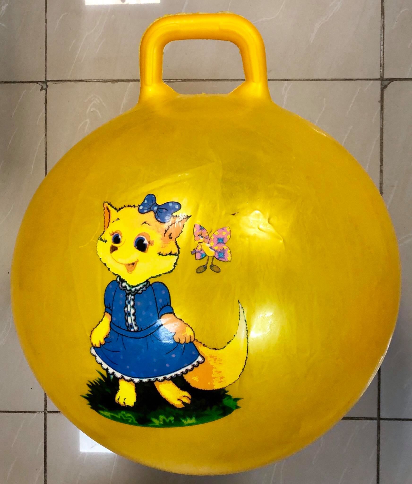 Minge gimnastica cu maner d=40 cm (1755)