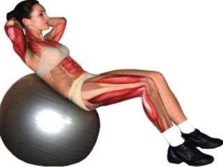 Minge gimnastica cu pompa d=55 cm inSPORTline Top Ball 3909 (8617)