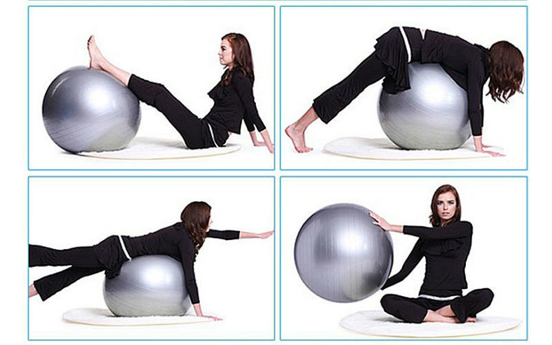 Minge gimnastica cu pompa d=65 cm S124-15 (2776)