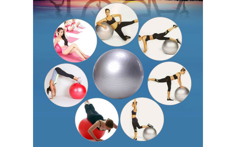 Minge gimnastica cu pompa d=65 cm S124-15 (2776)