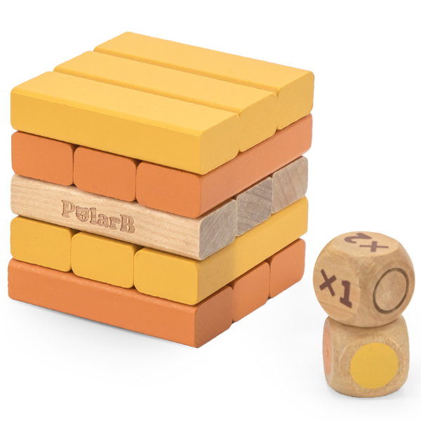 Joc "Jenga", 54 elemente din lemn multicolor 44218 (3875)