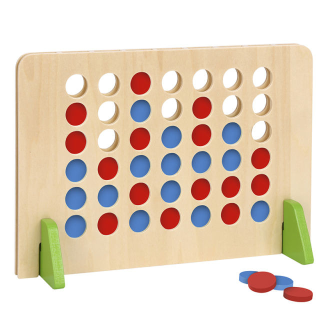 Деревянная игра "4 в ряд" 57237 (9951)