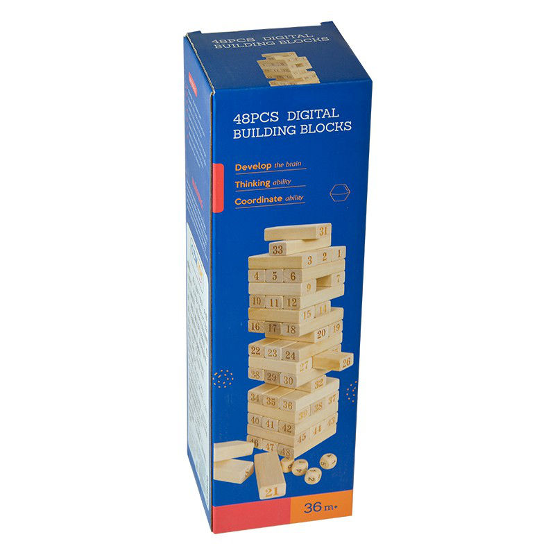 Joc de masa "Jenga", 48 elemente 141640 (2242)