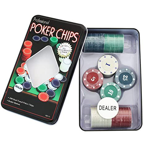 Joc de masa "Poker" (100 fise) 19х12х8 cm 42128 / 42188 (1264)