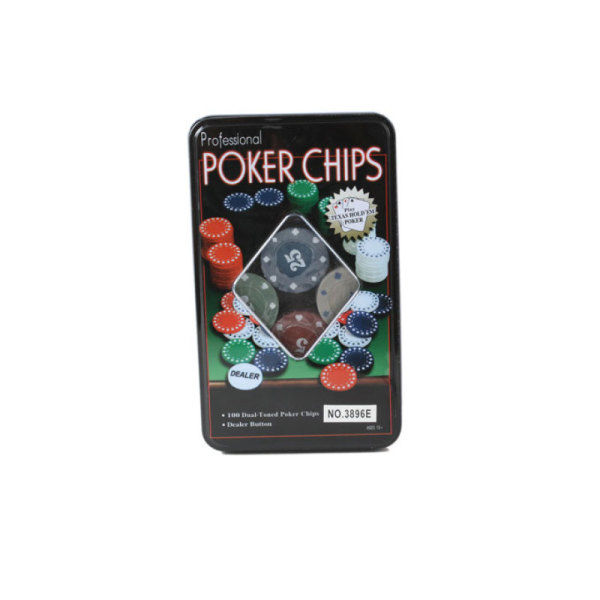 Joc de masa "Poker" (100 fise) 19х12х8 cm 42128 / 42188 (1264)