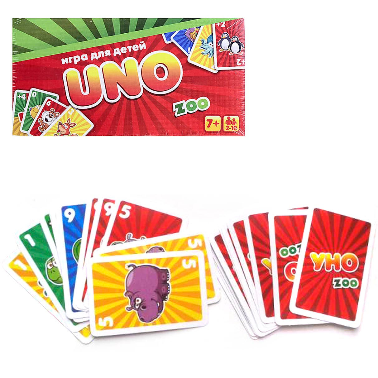 Joc logic de masa "Uno Zoo" (RU) 30254 (9425)