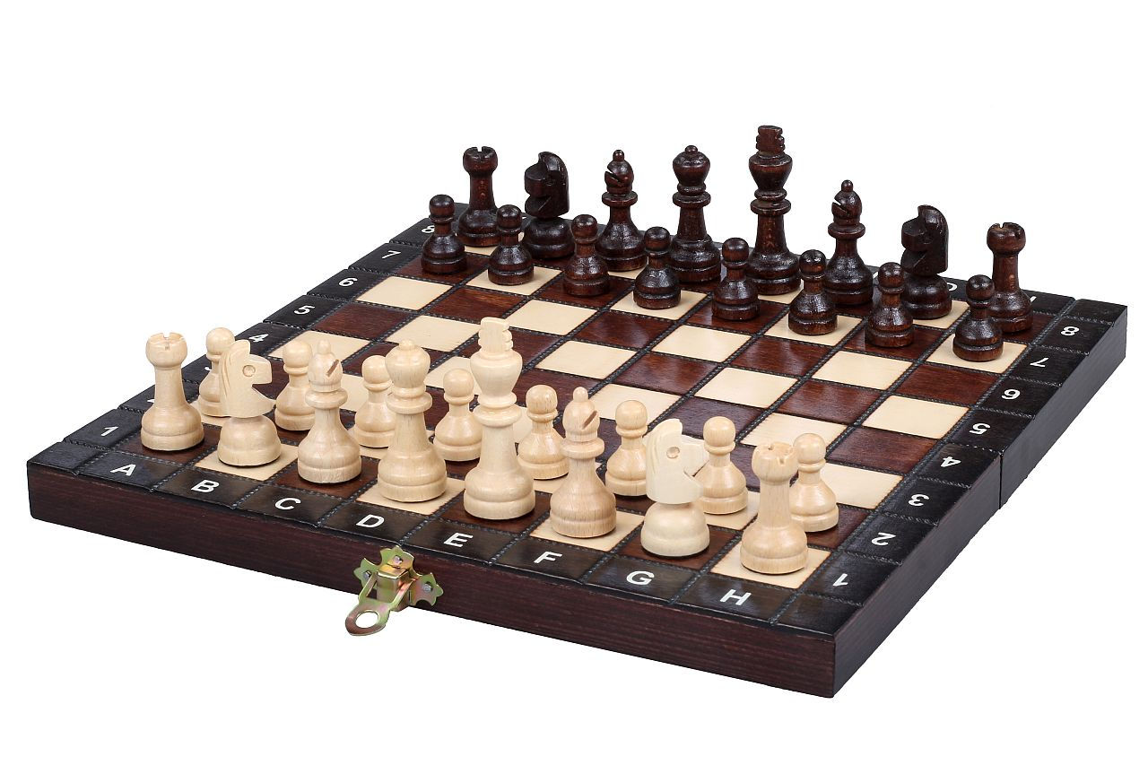 Sah din lemn 27.5x13.5x4 cm, 0.5 kg, king h=6 cm School CH154 (8591)