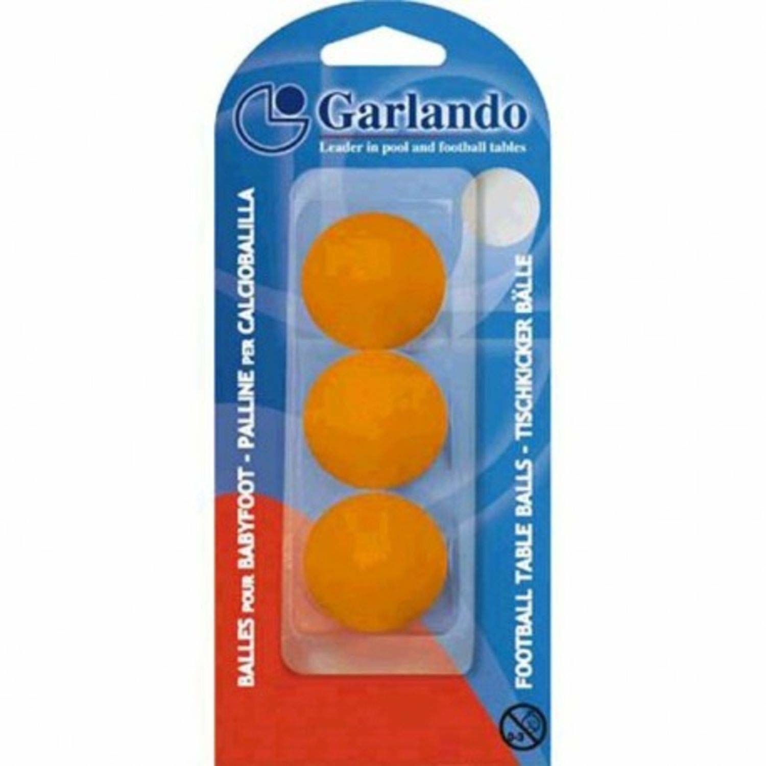 Set mingi pt fotbal de masa (3 buc.) Garlando BLI-3PA (5466)