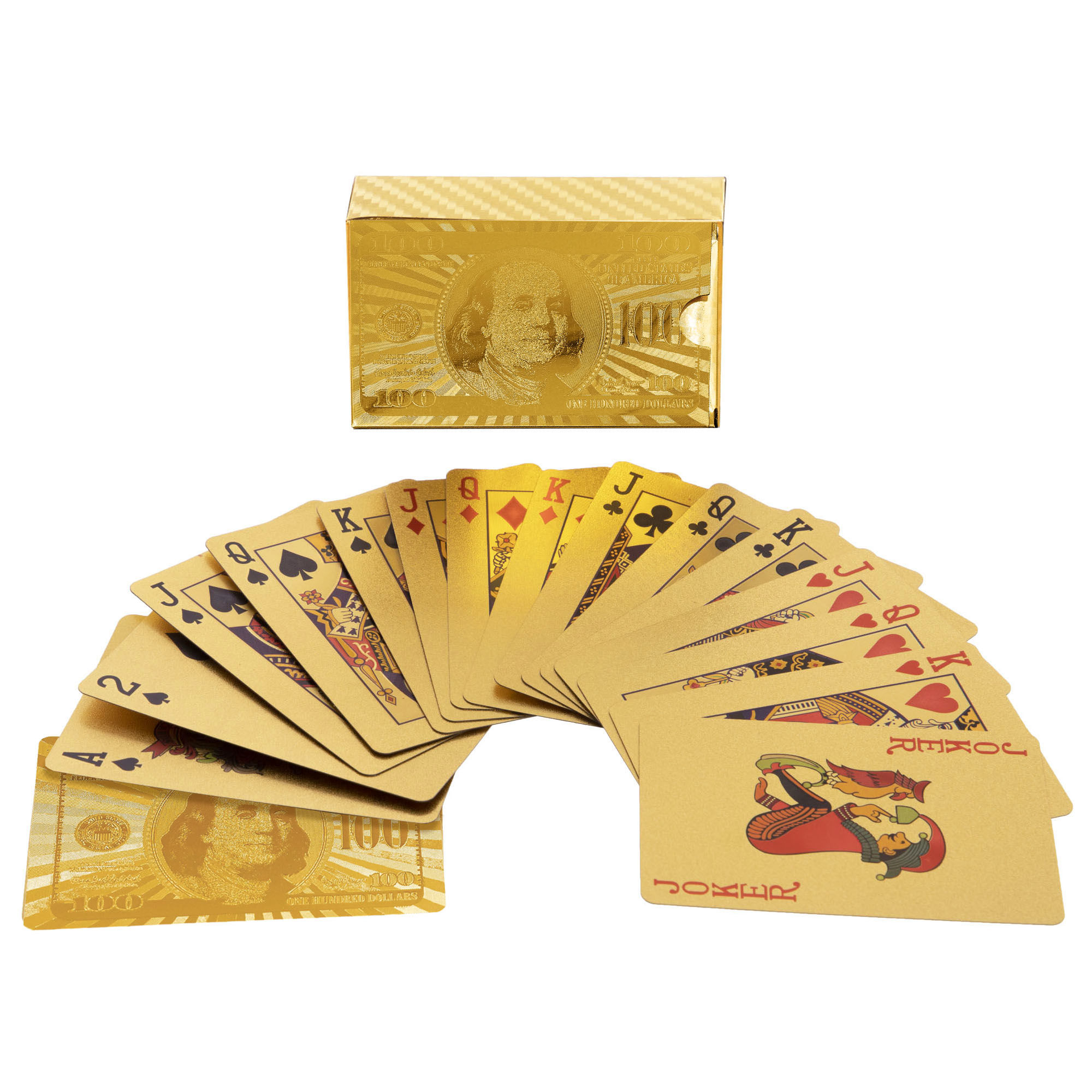 Carti de joc auriu (54 buc., 0.28 mm) Gold 500 IG-4567/4566 (3832)