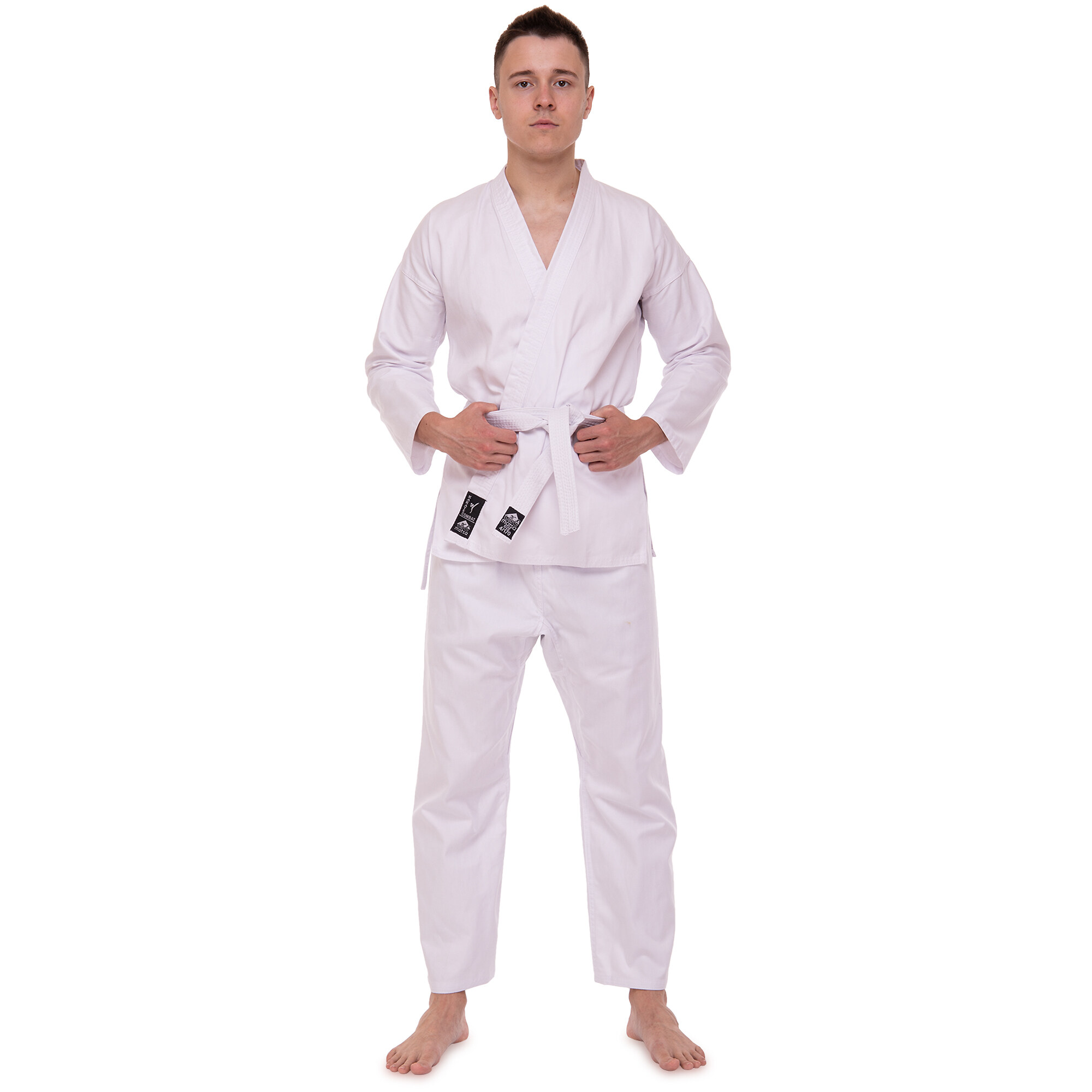 Kimono pt karate / taekwondo din coton m.130, 240 g/m2 MA-0016 / 0018 / BO-1643 (9275)