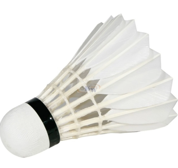 Fluturas badminton din pana (1 buc.) Victor Special 104007 white (9466)