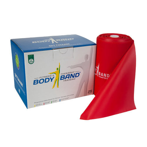 Expander /MEDIUM/ 1.25 m х 14.5 cm х 0.2 mm Dittmann Latex DL32532L red (1826)