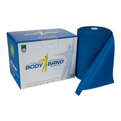 Expander /EXTRA STRONG/ 1.25 m х 14.5 cm х 0.3 mm, 3 kg Dittmann Latex DL32534L blue (1859)