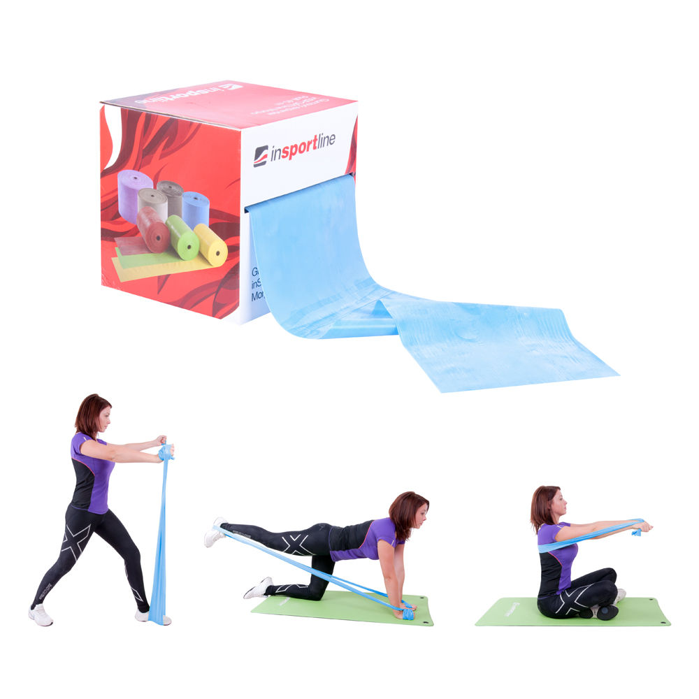 Expander 2.5 kg, 1.2 m inSPORTline 10991 blue, strong (2931)