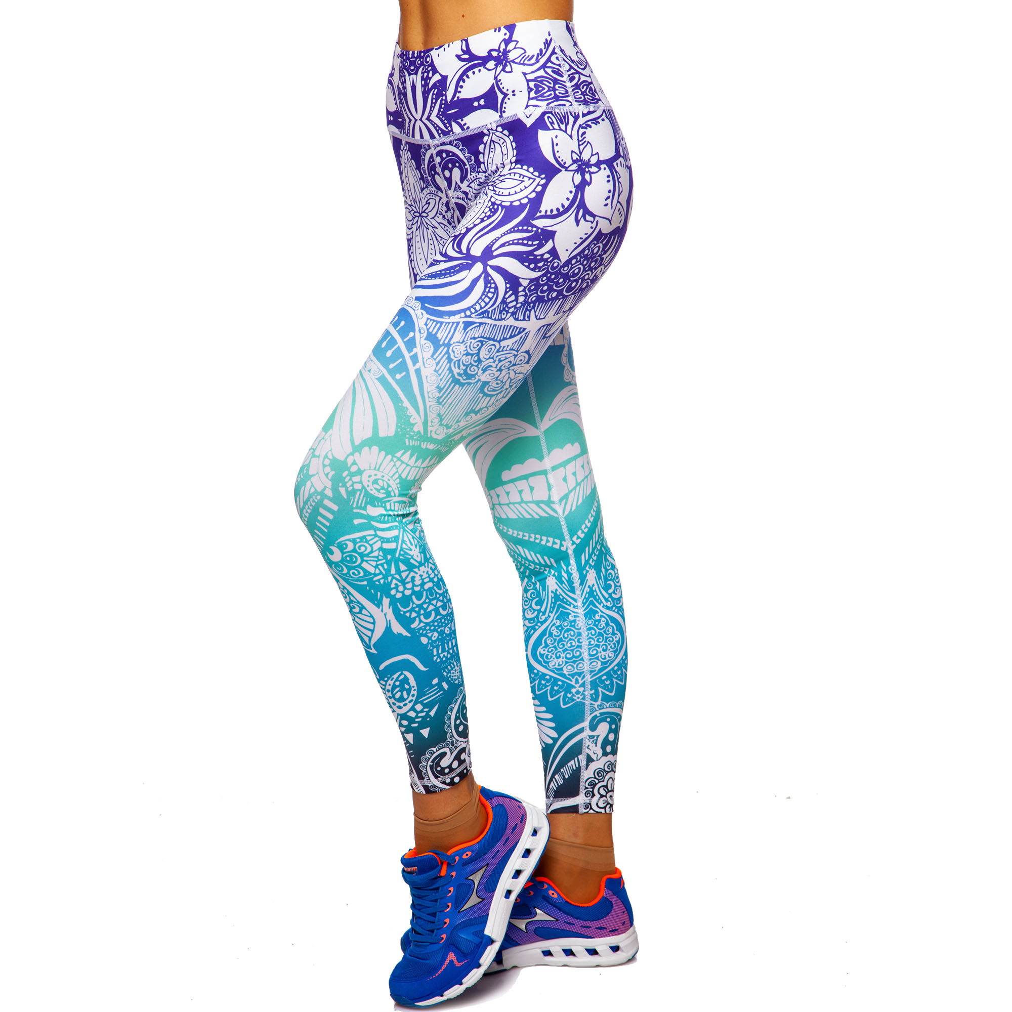 Leggings pt fitness/yoga L BK77 (4731)