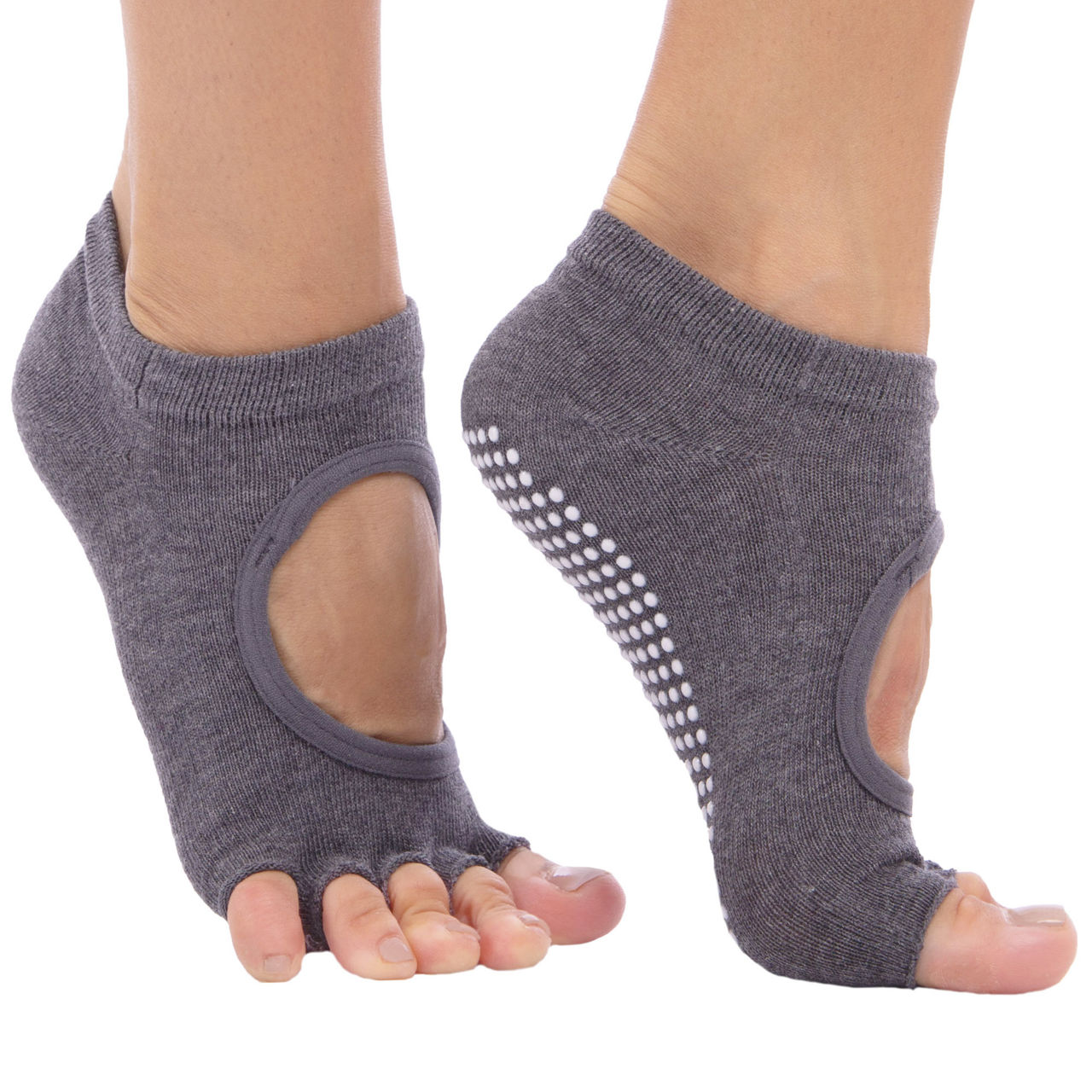 Sosete pentru yoga m.36-41 (poliester, bumbac) FL-6872 (1716)