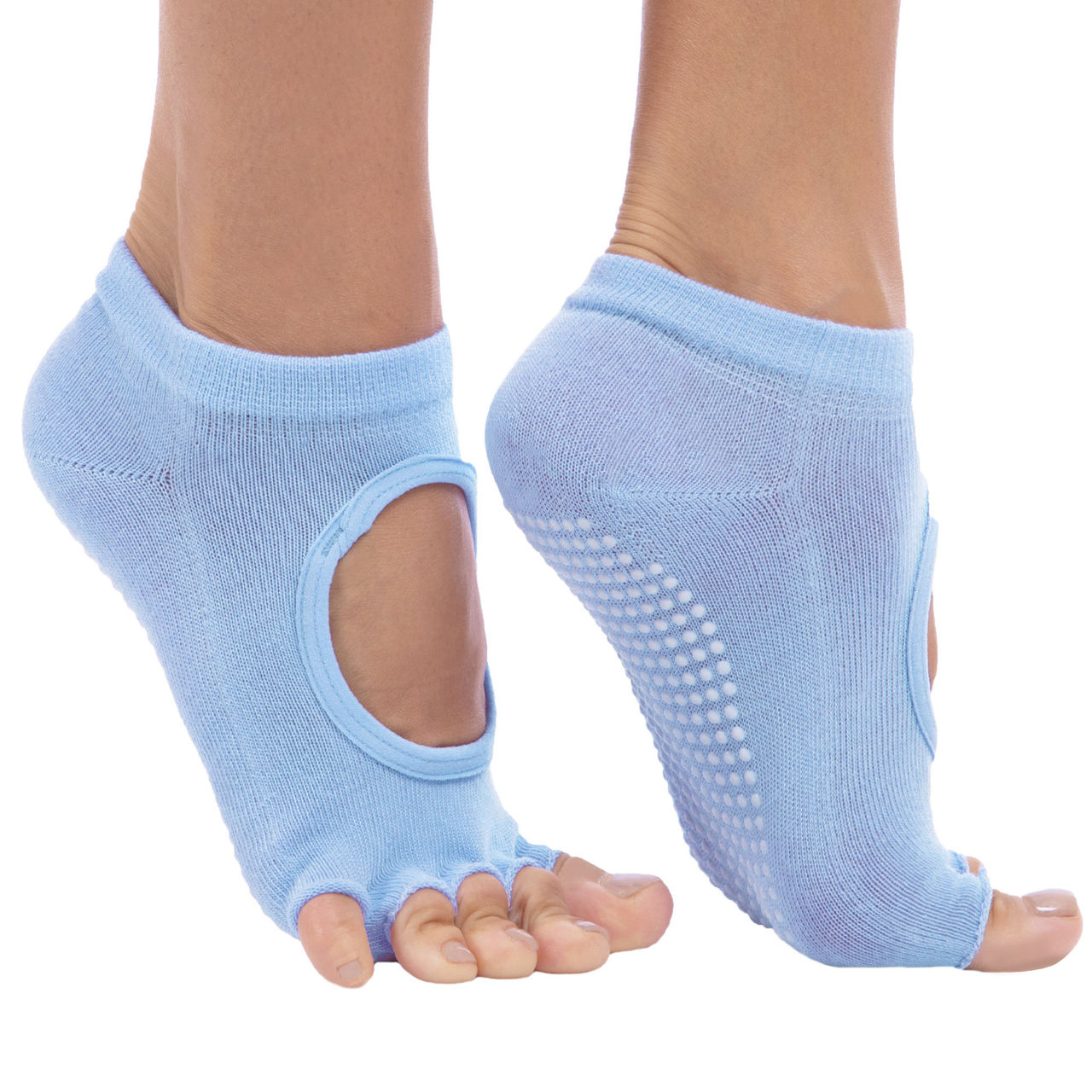 Sosete pentru yoga m.36-41 (poliester, bumbac) FL-6872 (1716)