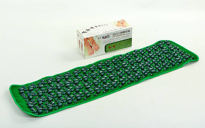 Covoras masaj picioare ortipedic cu pietre WSX168 (PVC, plastic, 160*35cm) (2711)