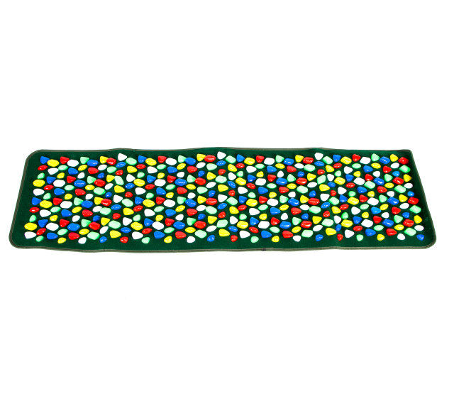 Covoras masaj picioare ortipedic cu pietre WSX168 (PVC, plastic, 160*35cm) (2711)