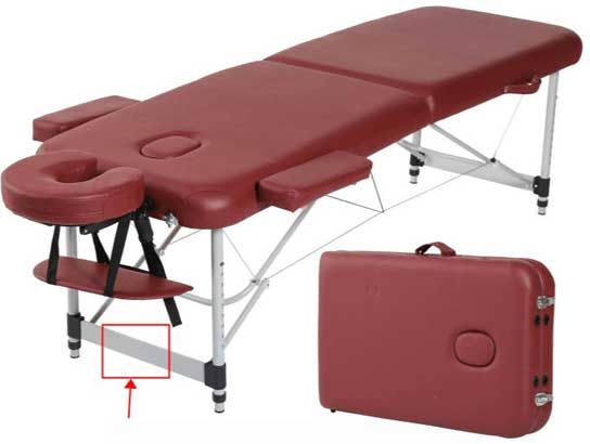 Masa pentru masaj aluminiu (max. 200 kg) Spartan 4502 (3612)