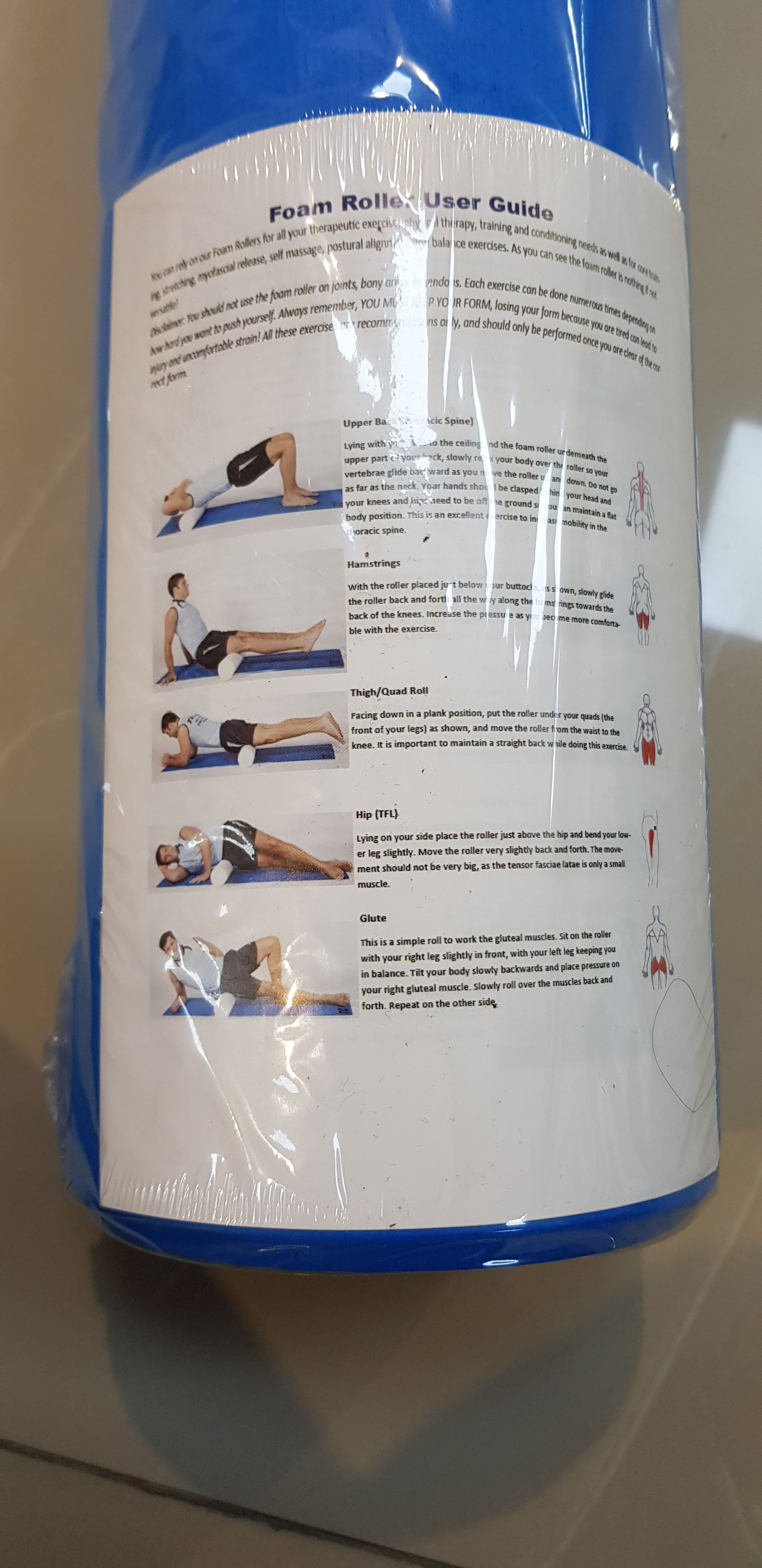 Rol yoga pilates 90х15 cm Spartan 2923 (1892)