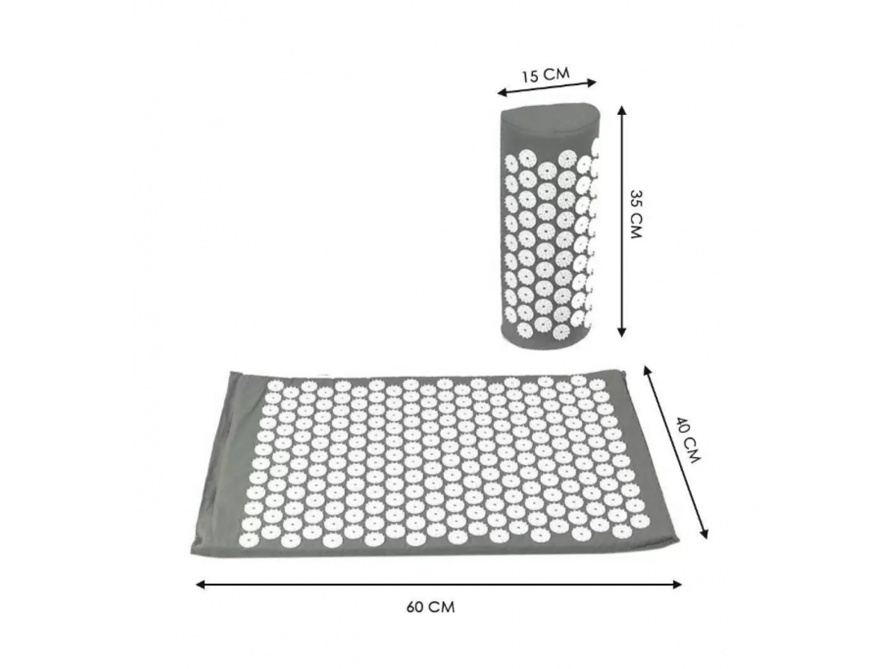Set acupunctura (saltea + perna + husa) 67x41 cm 188-14 (10559)