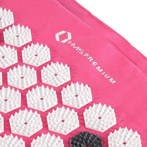 Set acupunctura (saltea + perna + husa) 74x42 cm HMS Premium AKM01 17-44-302 pink (7425)